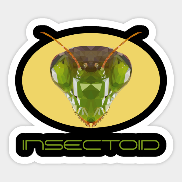 Insectoid Mantis praying mantis Polygon children gift Sticker by MaveriKDALLAS